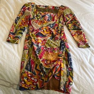Nippn boutique vintage silk dress size 8